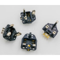 UK-01 UK Plug Insert avec des broches de terre en plastique 13A